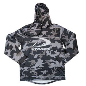 Dynamic Camo Performance Hoodie Shirt L New Without Tags Polyester